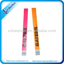 Pulsera desechable a prueba de agua Tyvek ID Wristbands